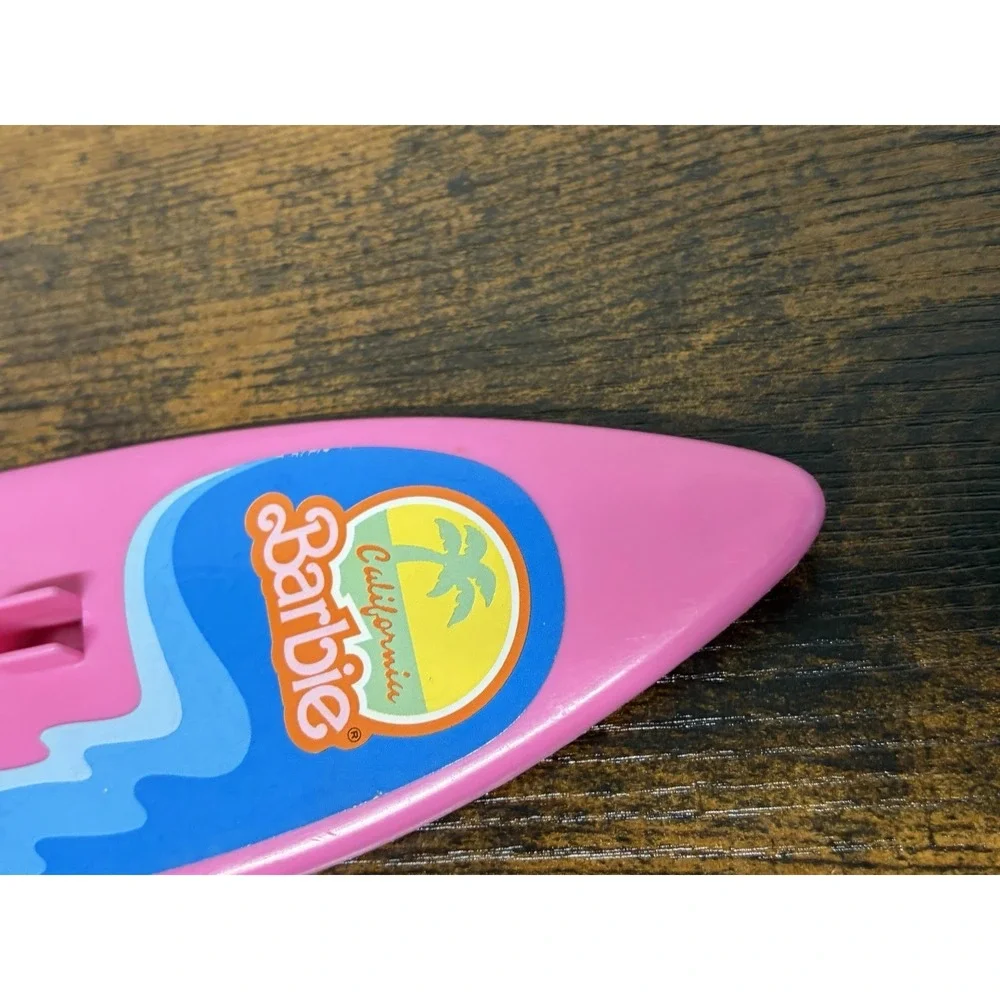 Mattel Barbie‎ 1987 Surf N' Shop Surf Board Pink Malibu California